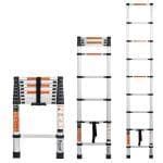 Buy Equal Ft Aluminium Folding Telescopic Ladder For Home