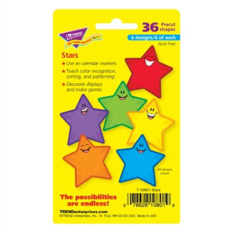 Trend Stars Mini Accents Variety Pack 36 Per Pack 6 Packs 6 Packs Kroger