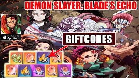 Demon Slayer Blade S Echo All 4 Giftcodes 4 Codes Demon Slayer