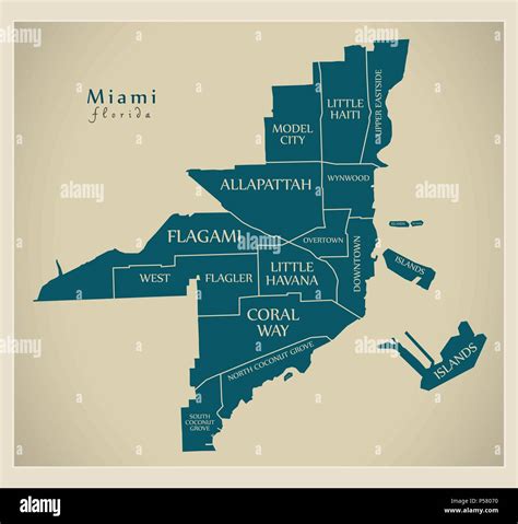 City Of Miami Map