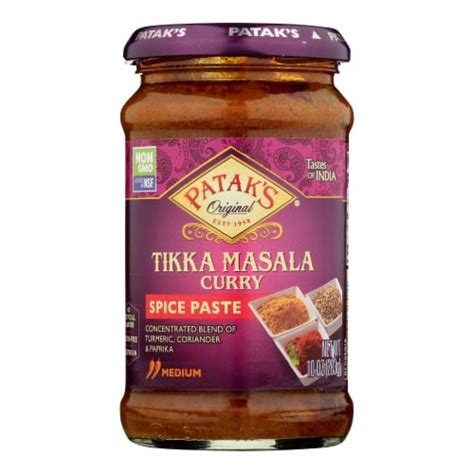 Pataks Tikka Masala Curry Medium Spice Paste Oz Smiths Food And