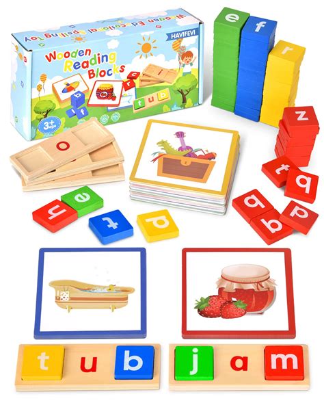 Wooden Short Vowel Reading Letters Sorting Spelling Games Site Cvc