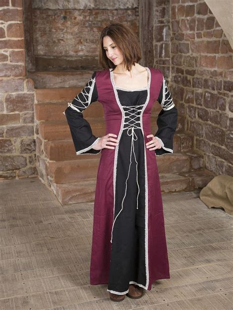 Robe M Di Vale Martha Noire Et Bordeaux La Boutique M Di Vale