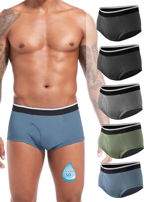 Amazon TIICHOO Incontinence Underwear For Men Washable Mens