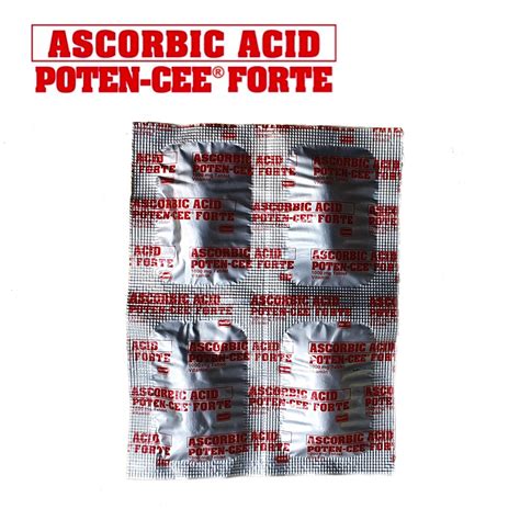 Ascorbic Acid Potencee Forte 1000mg 4pcs Tablets – HERBS OF THE EARTH PLUS