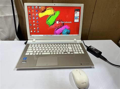 A Toshiba 東芝 Dynabook T75／tg Pt75tgp Bwa サテンゴールド Core I7 5500u メモリ8gb