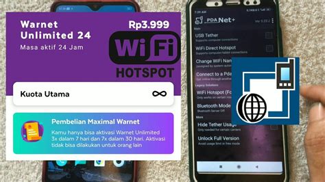 Cara Paket Warnet Axis Unlimited Jam Trik Koneksi Wifi Hotspot Ke Hp