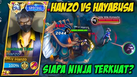 Hanzo Vs Hayabusa Pembuktian Siapa Ninja Terkuat Mobile Legends