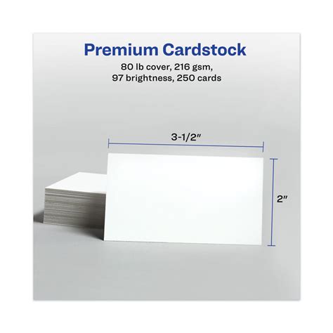 AVE5371 | Avery® 5371 Printable Microperforated Business Cards w/Sure ...