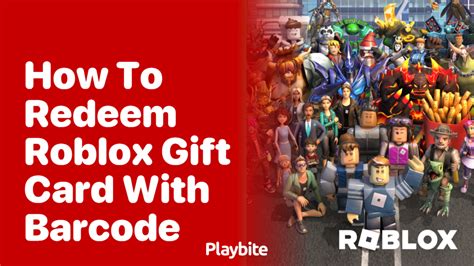 How To Redeem A Roblox T Card With A Barcode Playbite