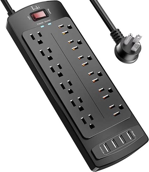 Amazon Power Strip Tcstei Surge Protector With Outlets And