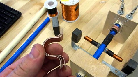 Build A Simple Dc Motor With Brushes And Commutator Youtube