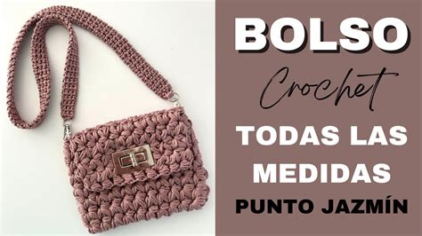 Bolso Crochet Fácil En Todos Los Tamaños Punto Jazmín Youtube