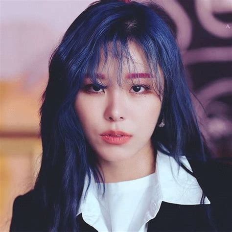 Mamamoo Wheein Mamamoo Blue Hair