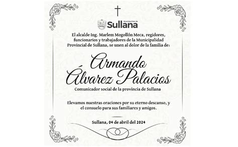 Condolencias Campañas Municipalidad Provincial de Sullana