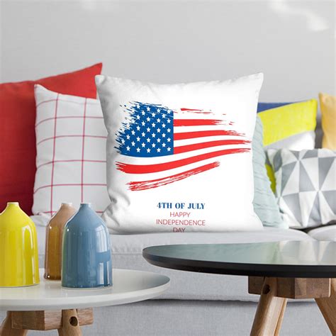 Zenghuiiii Bedsore Satin Pillowcase Th Of July Decorations Pillow