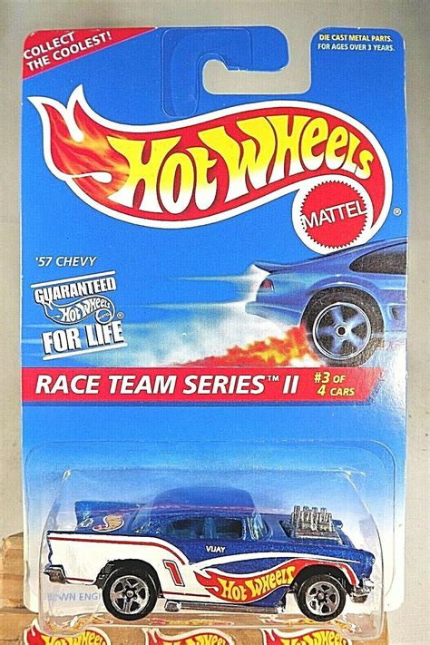 Vintage Hot Wheels Race Team Series Ii Chevy Blue W