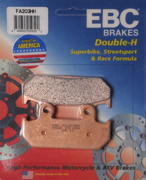 Ebc Double H Hh Sintered Superbike Brake Pads One Pair Fa