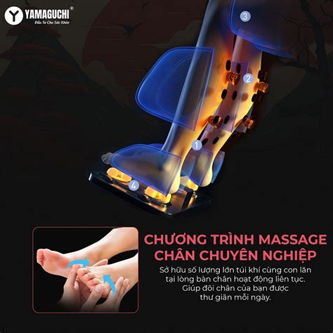 GhẾ Massage Yamaguchi Ya 300 Điều Khiển Giọng Nói Thông Minh