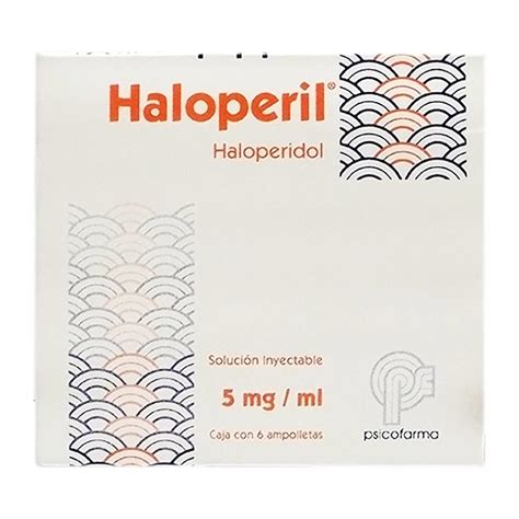 Haloperil 5 mg ml solución inyectable 6 ampolletas Walmart