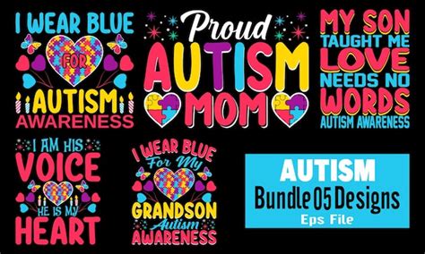 Premium Vector Autism Awareness Day T Shirt Design Happy Autism