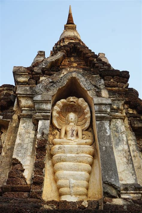 Buddha Sitting On A Snake Coiled Stock Photo Image Of Site