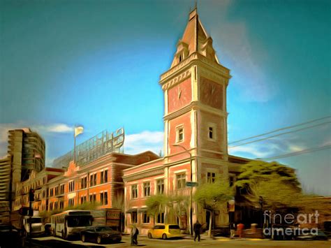 The Ghirardelli Chocolate Factory Clock Tower San Francisco Cali