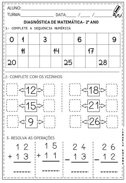 Matem Tica Divertida Atividades De Alfabetiza O Ano Matematica