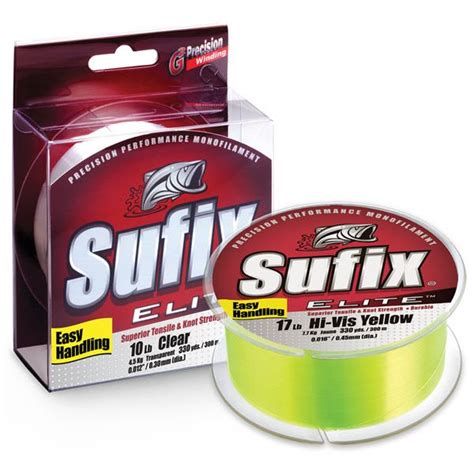 Ufix Elite Monofilament Fishing Line Hi Vis Yellow Tackledirect