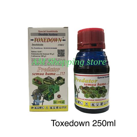 Jual Obat Pembasmi Hama Tanaman Spesial Insektisida Toxedown 250ml