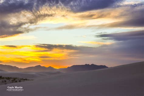 White Sands Sunset Part 1 | Gayle Martin Photographer