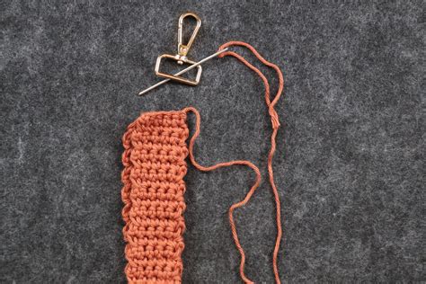 Beginner Keychain Wristlet Free Crochet Pattern Cozy Nooks Designs