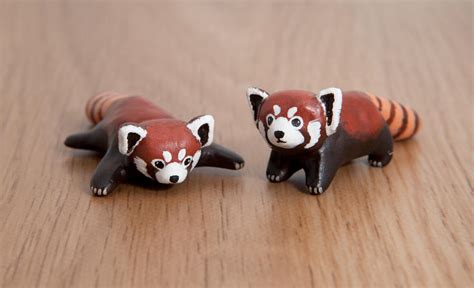 Red Panda Totems Polymer Clay By Lifedancecreations On Deviantart