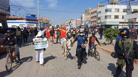 Lambayeque Comerciantes Realizan Protesta Y Dan Plazo De Horas A