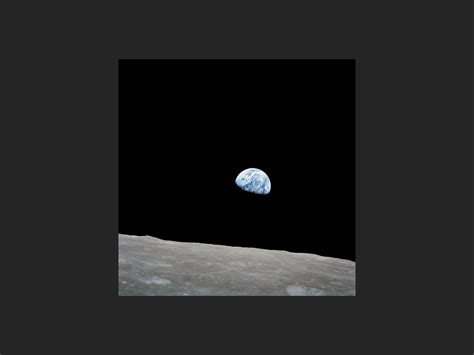 Earthrise Apollo Eight