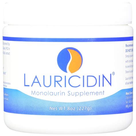 Lauricidin Original Monolaurin Supplement 227gram 8oz