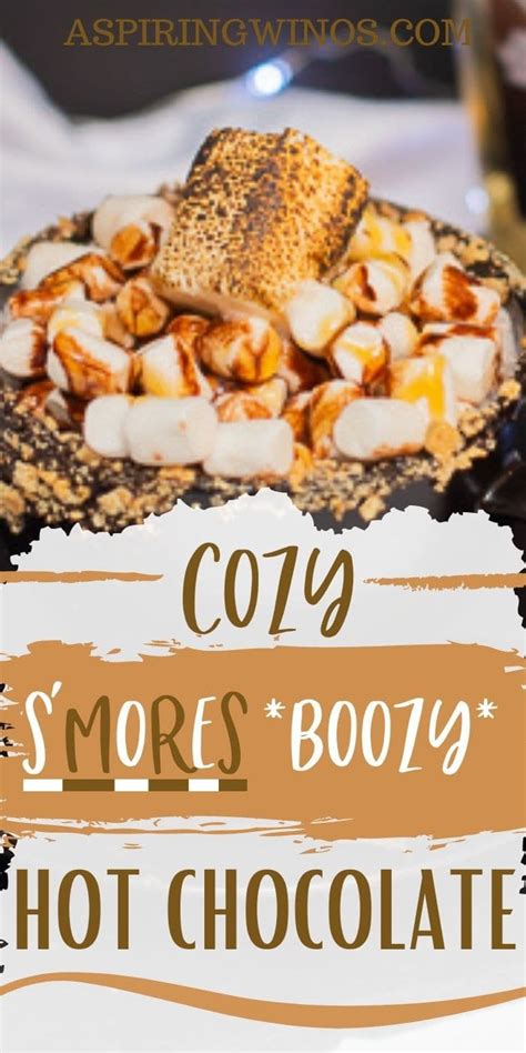 Boozy S Mores Hot Chocolate Aspiring Winos