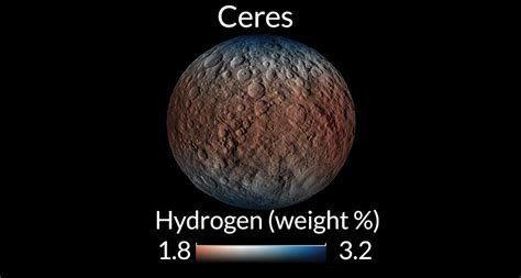 Dawn spacecraft maps water beneath the surface of Ceres