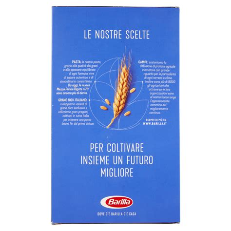 Mezze Penne Rigate Pasta Di Semola Di Grano Duro N G Barilla D