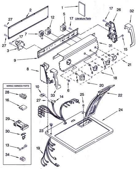 Kenmore Dryer Model 110 Parts List