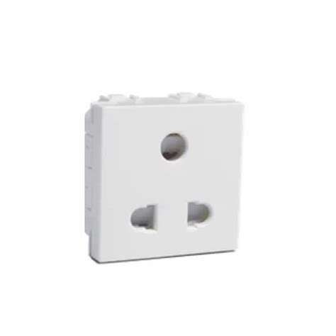 Havells Crabtree Signia 16A Shuttered Socket White ElectricBasket