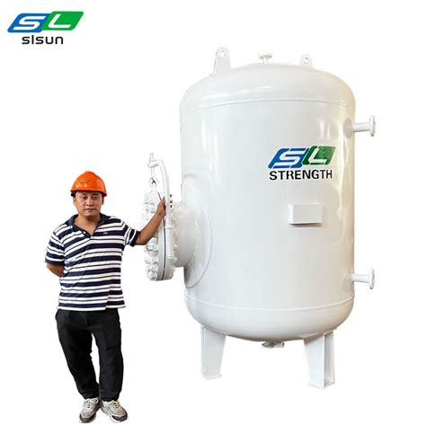 Carbon Steel Industrial Normal Temperature Asme Approved Boiler Room 2000l Air Receiver China