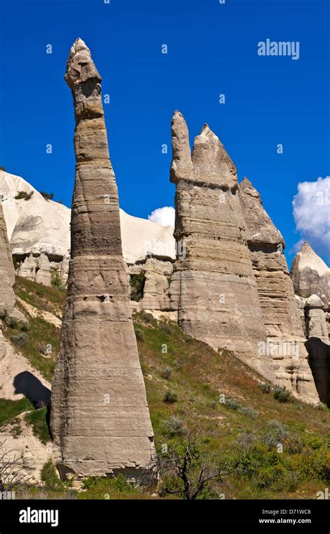 Tuff rock formations in the Love Valley near Uchisar Göreme National