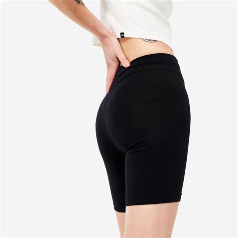 Short cycliste femme 500 Ultra Noir Domyos Décathlon