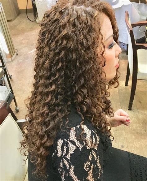 Pin By Mark Mcnabb On Beautiful Curls Permed Hairstyles Long Curly