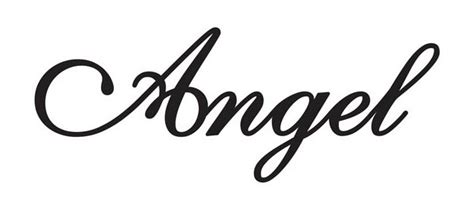 Angel Script Decal Pro Sport Stickers