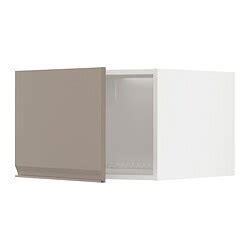 Metod Top Cabinet For Fridge Freezer White Uppl V Matt Dark Beige