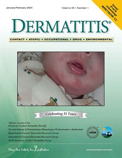 Dermatitis Journal American Contact Dermatitis Society Acds