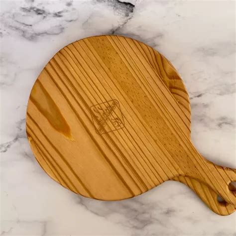 Tabla De Pizza Pizzera Madera Con Mango Pack X Unidades En Venta En