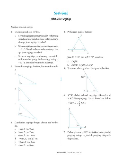 Sifat-Sifat Segitiga | PDF